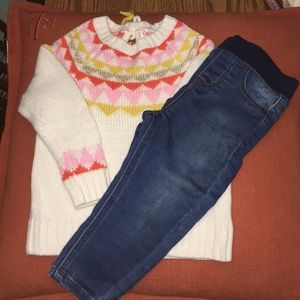 Sweater and Jeans